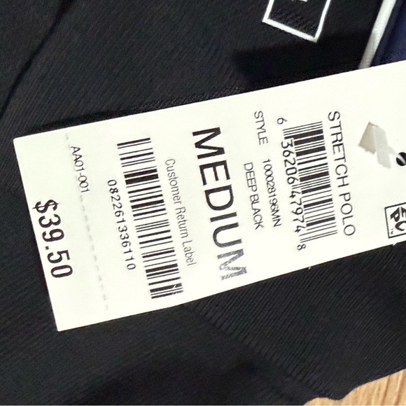 Club Room Black Polo Shirt - Picture 5 of 5